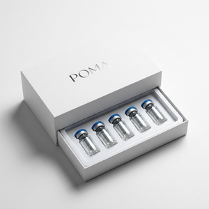 Custom Peptide Vial Box Matt Lamination for 2 Bottles Rigid Paper <strong>Packaging</strong> 3ml/5ml/10ml <strong>Glass</strong> Vials EVA Foam Facial Serum - Product Image 3