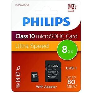 <b>Memory</b> <b>Card</b> 8Gb Class 10 Uhs I With Adapter - Product Image 1