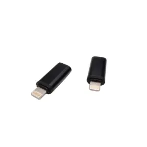 Adaptor USB konverter pengisi daya konektor betina Tipe c Lightning Ke