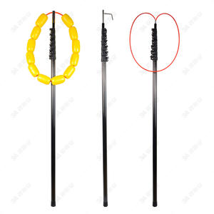 Perche de sauvetage télescopique en fibre de carbone 4-15m réglable avec anneau de flottabilité pour le sauvetage longue distance, équipement de sécurité pour piscine - Product Image 5