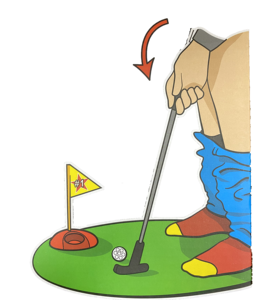 Ensemble de <span class=keywords><strong>golf</strong></span> miniature d'intérieur, <span class=keywords><strong>jeu</strong></span> de mini-<span class=keywords><strong>golf</strong></span> toilette, nouveauté très demandée - Product Image 3