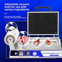 Machine d'emballage sous vide électrique pour barquettes alimentaires, machine d'emballage sous film sous vide manuelle