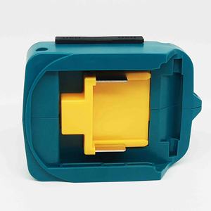 Adaptador convertidor de baterías de iones de litio para herramientas Makita, Dewalt, puertos de batería de 14-20V, Usb Dual, luz Led, carga <span class=keywords><strong>Adp05</strong></span>, 14,4 v, 18v - Product Image 3