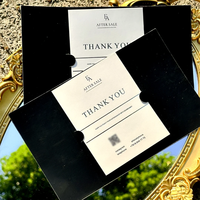 Carte de visite personnalisée avec service après-vente et entretien, finition gaufrée 3D luxueuse en feuille d'argent, impression numérique sur papier d'art
