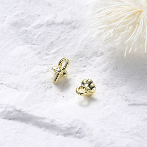 Boucles d'oreilles fines en laiton 14K inaltérable, pendentif DIY en forme de citrouille, unisexe, pour usage quotidien - Product Image 2