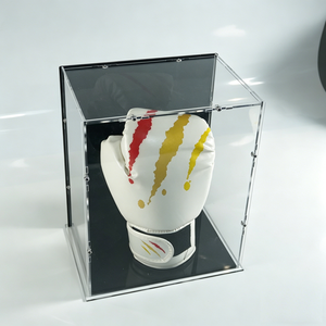 New Arrival Premium Clear Acrylic Boxing Glove <b>Display</b> <b>Case</b> Custom Logo for Home Collection <b>Display</b> - Product Image 1