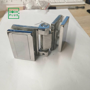 Doorplus Charnière pliante en laiton de taille compacte Couvercle magnétique en acier inoxydable <span class=keywords><strong>Vis</strong></span> invisibles décalées pour porte pliante en verre - Product Image 2