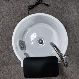 Bañera para Pedicura con Grifo Dorado y Reposacabezas, Tazón para Pedicura de Salón de Uñas, para Uso en Salón de Manicura y Pedicura - Product Image 4