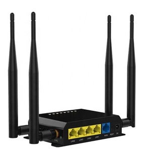 Wifi 300mbps Openwrt Router Black Long Range WE826-T2 4G 4 Lan Ports Wireless Router with Sim Card Slot Small Wi-fi Price Ltd.