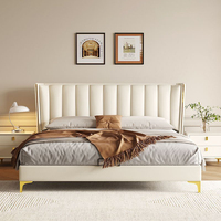 Modernes Design Holz Schlafzimmer möbel Set Hotel Apartment Schlafzimmer Holzrahmen Home Double King Size Luxus Schlafzimmer Set