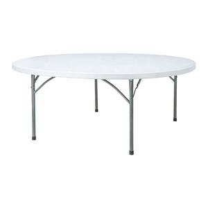 Hotsale 8-10 người ngoài trời tiệc bảng nhựa tròn gấp bàn ghế bảng cho tiệc cưới - Product Image 1