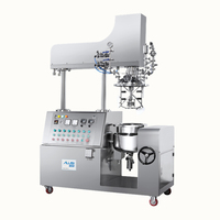 Mélangeur d'émulsion sous vide, Machine pour la fabrication de crème/Mascara/vernis à ongles/fond de teint liquide, petite capacité 50l 100l