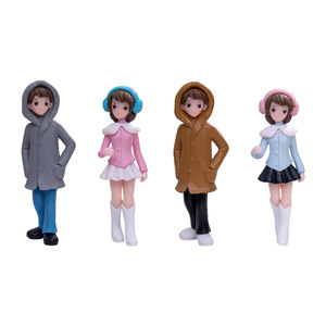 Figuras Decorativas <span class=keywords><strong>de</strong></span> Parejas <span class=keywords><strong>de</strong></span> Dibujos Animados, Adornos <span class=keywords><strong>de</strong></span> Invierno, Manualidades <span class=keywords><strong>de</strong></span> Plástico, Figuras <span class=keywords><strong>de</strong></span> Acción, Adornos para el Tablero del Automóvil - Product Image 5