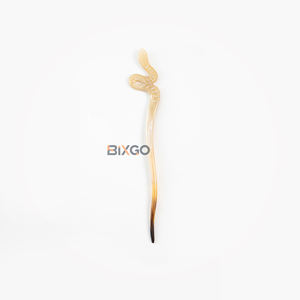 BIXGO Horquilla para el Cabello de Cuerno de Búfalo, Elegante y Finamente Pulida, para Consumidores Ecológicos, Suministro Global de Exportación - Product Image 2