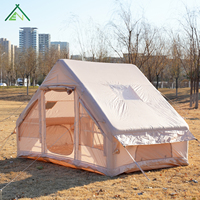 Tente gonflable quatre saisons Litai Antour AT-6.3 de 6,3 m² en tissu Oxford imperméable, avec une chambre et un salon, idéale pour les week-ends en famille