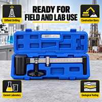 Densimètre portable pour boues de forage, instrument de laboratoire pour l'analyse des suspensions avec godet d'échantillonnage de 140 cm³