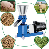 Machine à granulés d'aliments pour animaux YYHB 220V, moulin à granulés rotatif, inspection de qualité stricte, haute productivité, capacité de 100 kg, qualité supérieure