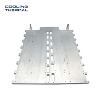 Plaque de refroidissement liquide en aluminium FSW sur mesure, taille personnalisée, haute pression, pour le refroidissement de l'électronique industrielle