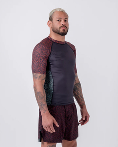 เสื้อรัดกล้ามเนื้อสำหรับผู้ใหญ่แบบยูนิเซ็กซ์สำหรับ MMA - ออกแบบตามหลักสรีรศาสตร์ ป้องกันเชื้อโรค ป้องกันรังสียูวี ผ้าโพลีเอสเตอร์/สแปนเด็กซ์ 220 กรัม พิมพ์ลายด้วยความร้อน - Product Image 4