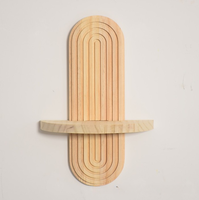 Étagère murale en bois pour la décoration de la maison, support de rangement pour la chambre à coucher, étagère murale pour le salon, bijoux