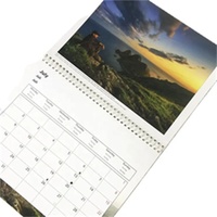 Calendriers mensuels personnalisés en couleur CMJN de haute qualité, calendrier de l'avent de bureau, impression de calendrier de table