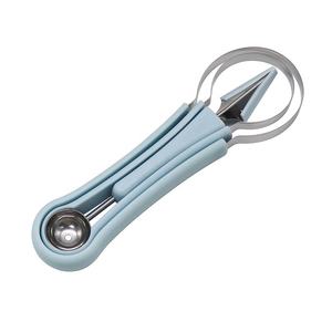 Juego <span class=keywords><strong>de</strong></span> Herramientas Multiusos 4 en 1 para Decoración <span class=keywords><strong>de</strong></span> Frutas, Cuchillo para Tallar, Herramienta para Decorar, Separador <span class=keywords><strong>de</strong></span> Pulpa y Bola <span class=keywords><strong>de</strong></span> Melón - Product Image 4