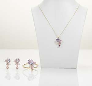 แหวนทอง 18KT สีออโรร่าไลแลค - Product Image 3