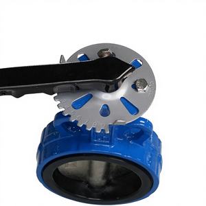 DN50 à DN 1000 <span class=keywords><strong>Disque</strong></span> en fonte ductile 304 316 Casting Soft Seal Chine Fournisseur Lug 8In Manuel Handle Wafer Butterfly Valve - Product Image 5