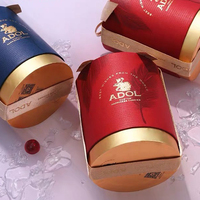 Caja de Regalo de Chocolate Personalizada de Lujo, Tubo Redondo de Cartón Premium para Empaque de Dulces de Boda