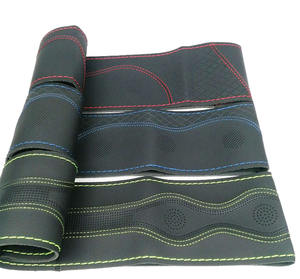 Nouveau design <span class=keywords><strong>à</strong></span> lacets point sur enveloppe universel Fit voiture camion bricolage point <span class=keywords><strong>cuir</strong></span> <span class=keywords><strong>volant</strong></span> <span class=keywords><strong>couvre</strong></span> - Product Image 3