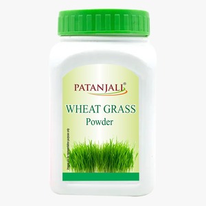 Poudre d'herbe de blé Patanjali, extrait végétal de qualité alimentaire, supplément oral, contenant en plastique - Product Image 1