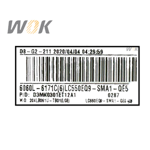 อะไหล่หน้าจอ LCD แบบเปิดเซลล์32 40 43 50 55 60 65 75 85 <span class=keywords><strong>86</strong></span>นิ้วอะไหล่หน้าจอสำหรับ LC550EQ9-SMA2 <span class=keywords><strong>LG</strong></span> สมาร์ททีวี - Product Image 2