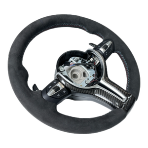 Volante personalizado de fábrica F10 F30 Alcantara para <span class=keywords><strong>BMW</strong></span> F10 F11 <span class=keywords><strong>320d</strong></span> E84 F36 M2 F25 Volante - Product Image 5