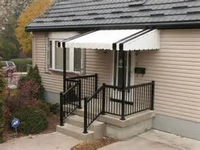Rail pour auvent de balcon rétractable extérieur personnalisé série 6000 rail pour auvent en aluminium profilé en aluminium avec service de traitement de coupe