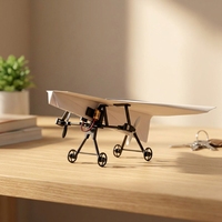Kit d'avion en papier télécommandé DIY, module d'avion en papier télécommandé 2.4G avec gyroscope intégré