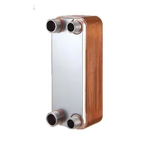 Hydraulic oil cooler copper brazed plate heat exchanger for Hydraulic system