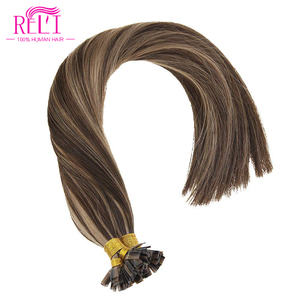 Ruilihair Human Remy Extensions de cheveux pour les femmes européennes repassage plat détendu cheveux bruns anniversaire coiffures conseils - Product Image 5