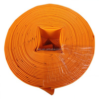 Tuyau d'irrigation agricole en PVC plat de 2, 4, 6, 8 pouces, rouge et bleu, léger, flexible, haute pression, 100 m, norme nationale