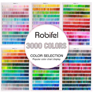 Robifel OEM Logo Personalizzato Private Label Non Tossico Custom Gel UV del commercio all'ingrosso 3000 di Colore Del Gel Del Chiodo