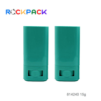 5g 15g 30g vide PP ovale déodorant bâton conteneur bouteille fond de teint bâton pour crème solaire parfum solide