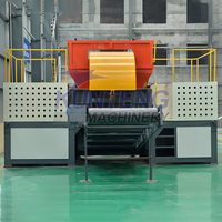 Dubbele As Shredder Machine Hout Afval Kokosnoot Shredder Palm Pit Shell Slijpmachine Olijven Breekmachine