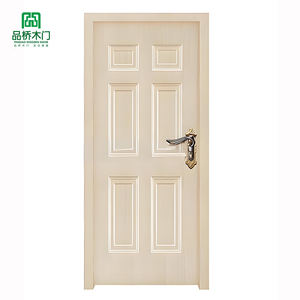 أبواب مسطحة خشبية صلبة داخلية مخصصة بتخفيضات كبيرة مع عزل للصوت تصميم عصري للشقق والفيلات وغرف النوم الفندقية - Product Image 1