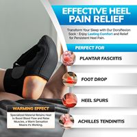 BraceAbility Fasciite plantaire Attelle de nuit Chaussette-Attelle de fascia plantaire douce pour dormir, tendinite d'Achille, chute de pied