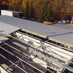 Panneau sandwich de <span class=keywords><strong>toiture</strong></span> en laine de roche avec bordure en <span class=keywords><strong>polyuréthane</strong></span>, facile à installer, ignifuge, isolé, imperméable et résistant à l'humidité, 50 <span class=keywords><strong>mm</strong></span> - Product Image 5