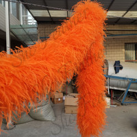Grand boa en plumes d'autruche naturelles, 20 plis, moelleux, pour défilés de mode, spectacles de danse, décoration de maison de luxe, couleurs personnalisables