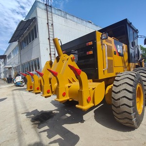 Niveleuse à moteur Caterpillar 140H d'occasion haute performance, machine de nivellement de route CAT 140H, moteur d'origine 3176C, bon état, à vendre - Product Image 2