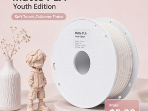 Filamento para Impresora 3D Yiqiu3D Mate PLA 1.75mm, Edición Juvenil, Tono Piel Suave al Tacto, Cerámico, para Bambu Lab - Product Image 6