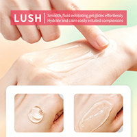Gel exfoliant à l'acide salicylique, à la glycérine et au panthénol pour le nettoyage des pores, le lissage de la peau et une exfoliation douce