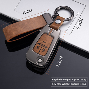 Phụ Kiện Ô Tô Da Cao Cấp Chìa Khóa Xe Ô Tô Fob Vỏ Móc Khóa Ốp Lưng Chìa Khóa Từ Xa Túi Đựng Dành Cho Xe Chevrolet Captiva Cruze - Product Image 5