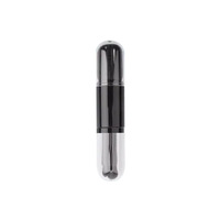 Ensemble de 4 pinceaux de maquillage miniatures roses en poils synthétiques avec gloss à lèvres et mascara, kit cosmétique complet portable tout-en-un